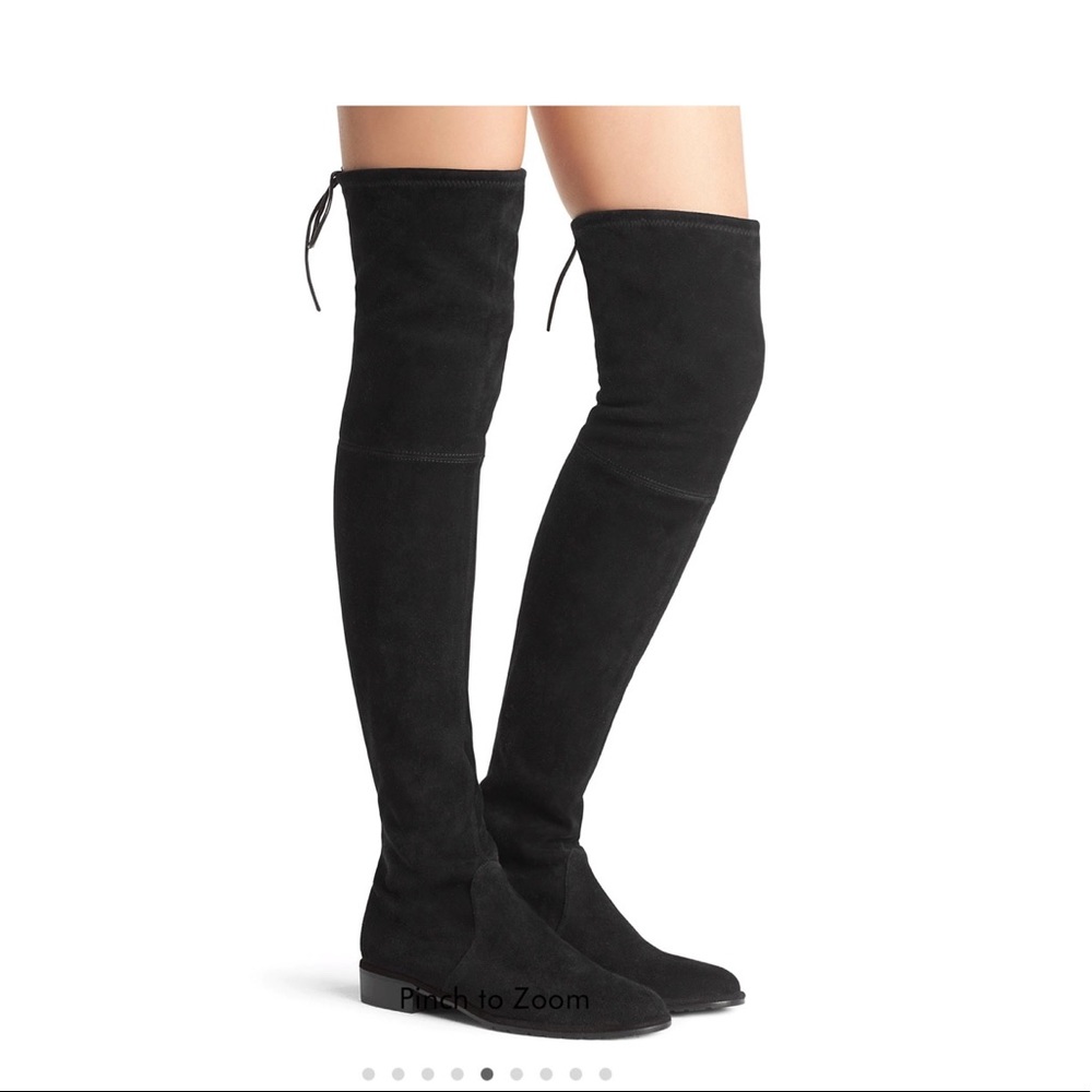 Stuart Weitzman Lowland over the knee suede boot 9